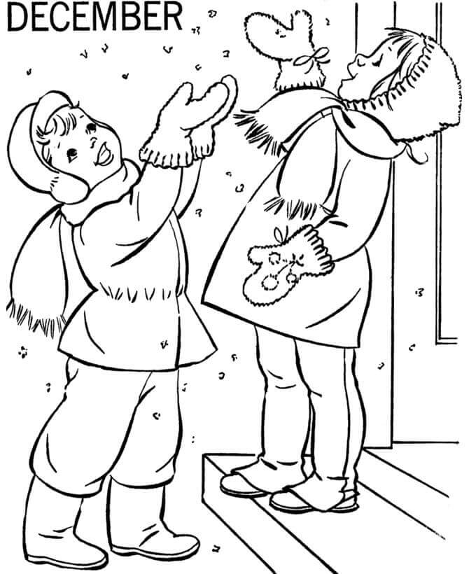 Dibujo de 3 de Diciembre para Colorear