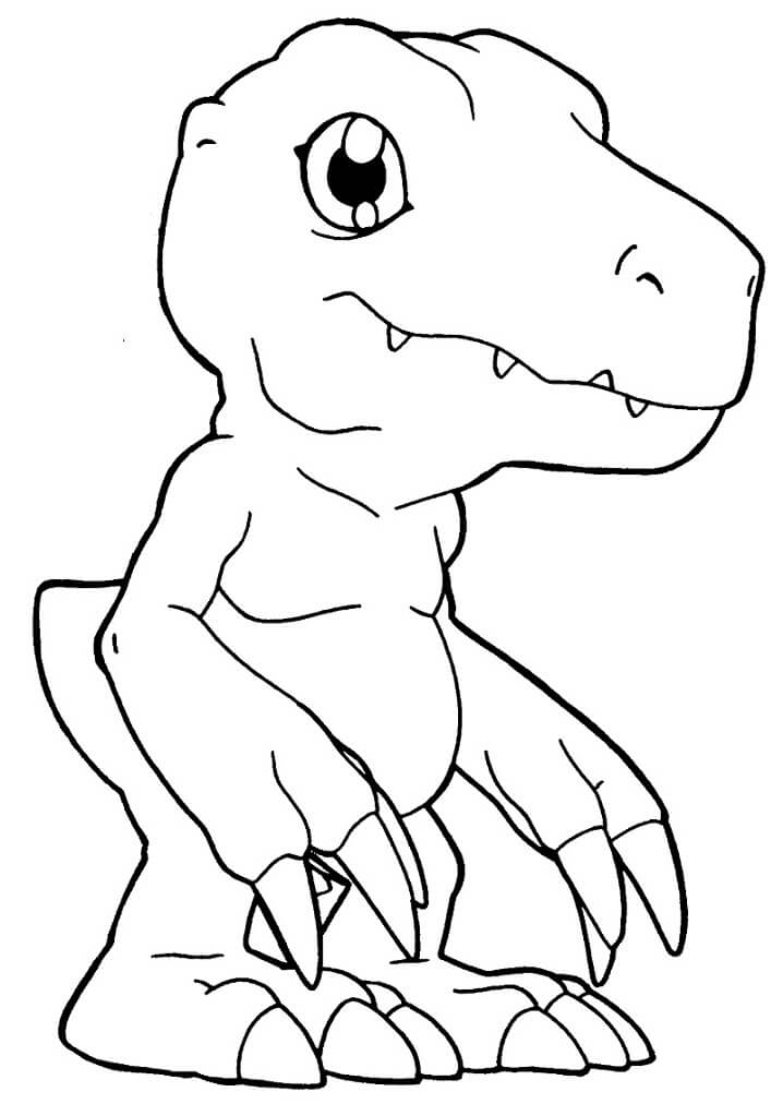Dibujo de Agumon para Colorear