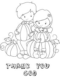 Dibujo de Gracias Dios para Colorear