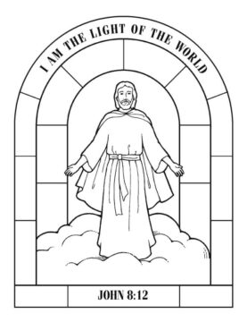Dibujo de Gran Dios para Colorear