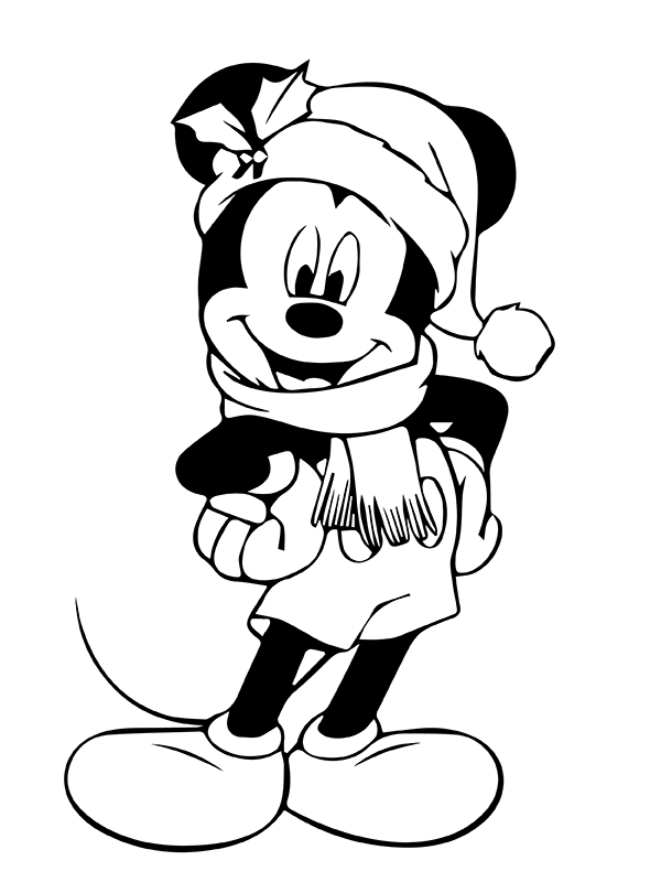 Dibujo de Disney Navidad P Gina para Colorear