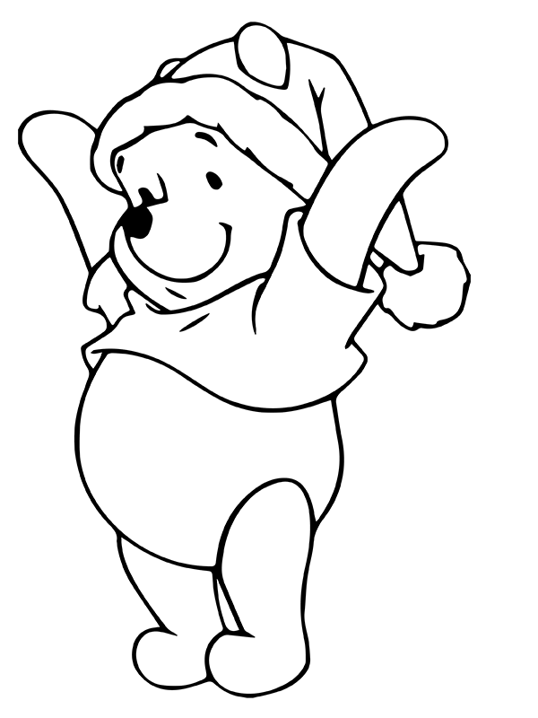 Dibujo de Winnie The Pooh Navidad P Gina para Colorear