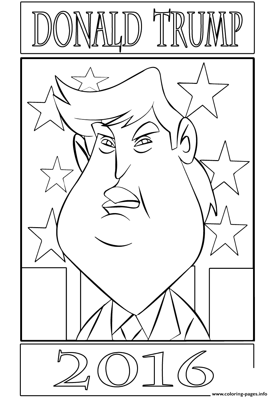 Dibujo de 1541130150 1477414774donald Trump 2016 para Colorear