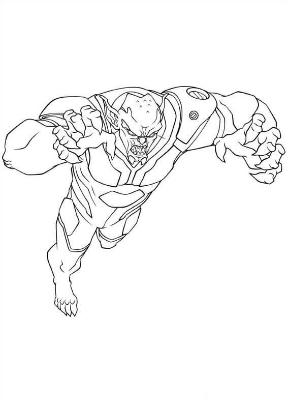 Dibujo de Ataque de Duende para Colorear