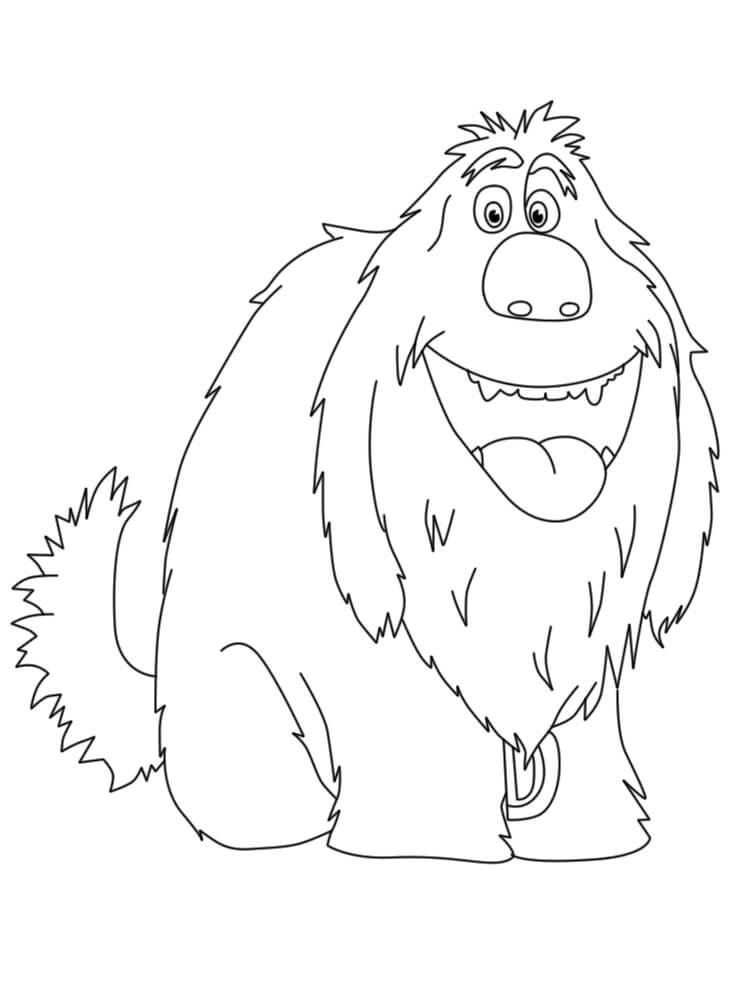 Dibujo de Duke Divertido para Colorear