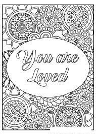 Dibujo de Eres Amado para Colorear