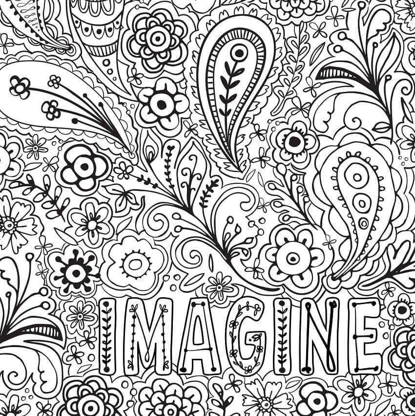Dibujo de Imagina para Colorear