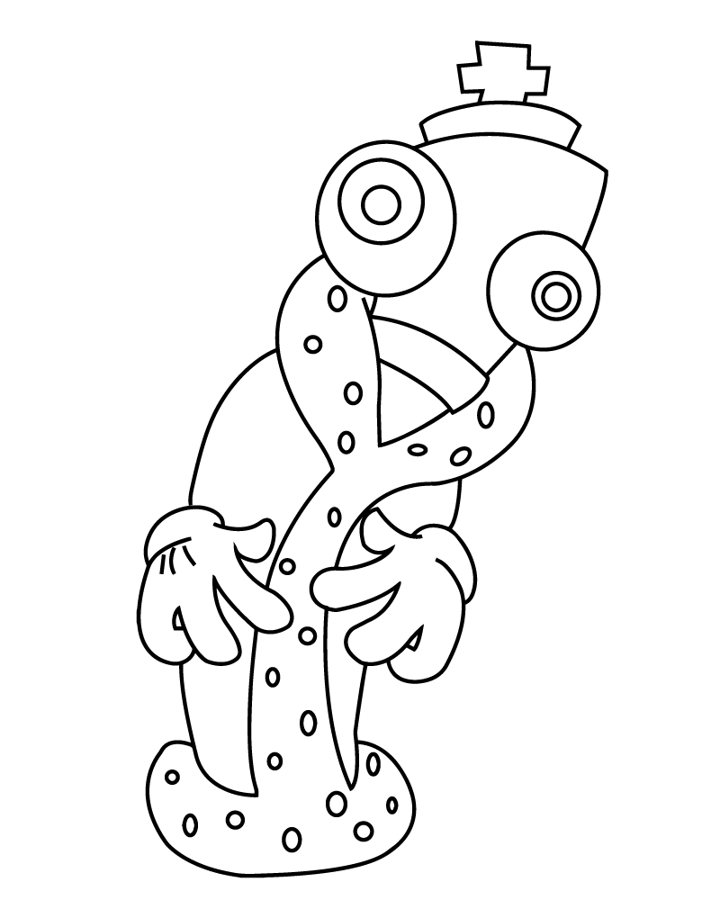 Dibujo de The Amazing Digital Circus Kinger Printablepng para Colorear