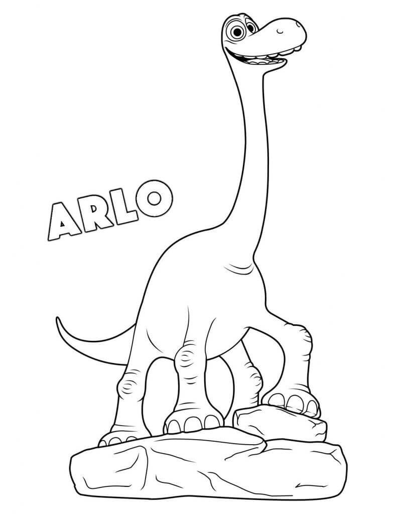 Dibujo de Arlo Divertido para Colorear