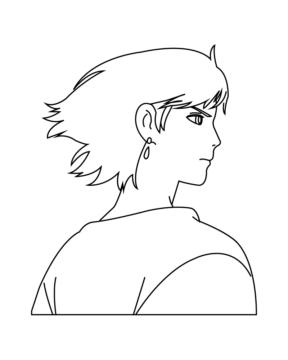Dibujo de Serious Howl Coloring Page para Colorear