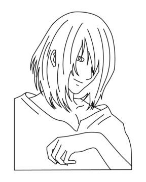 Dibujo de Smiling Wizard Howl Coloring Page para Colorear