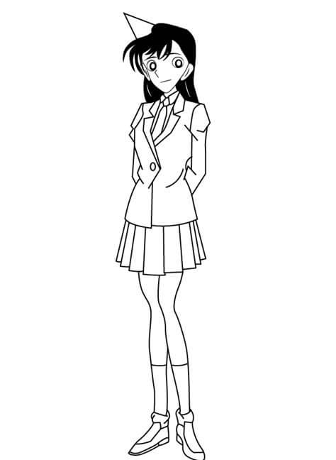 Dibujo de Ran Sonriendo para Colorear