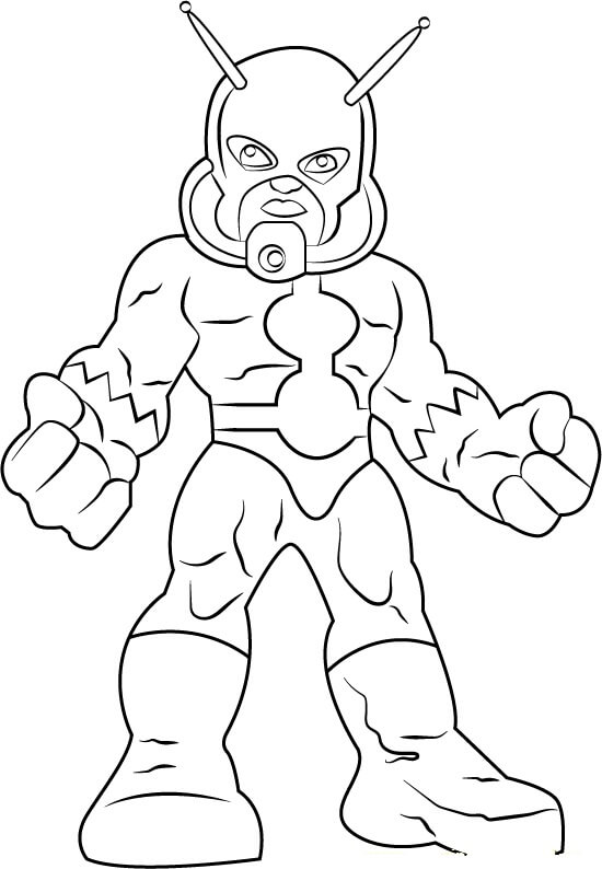 Dibujo de Hombre Hormiga para Colorear