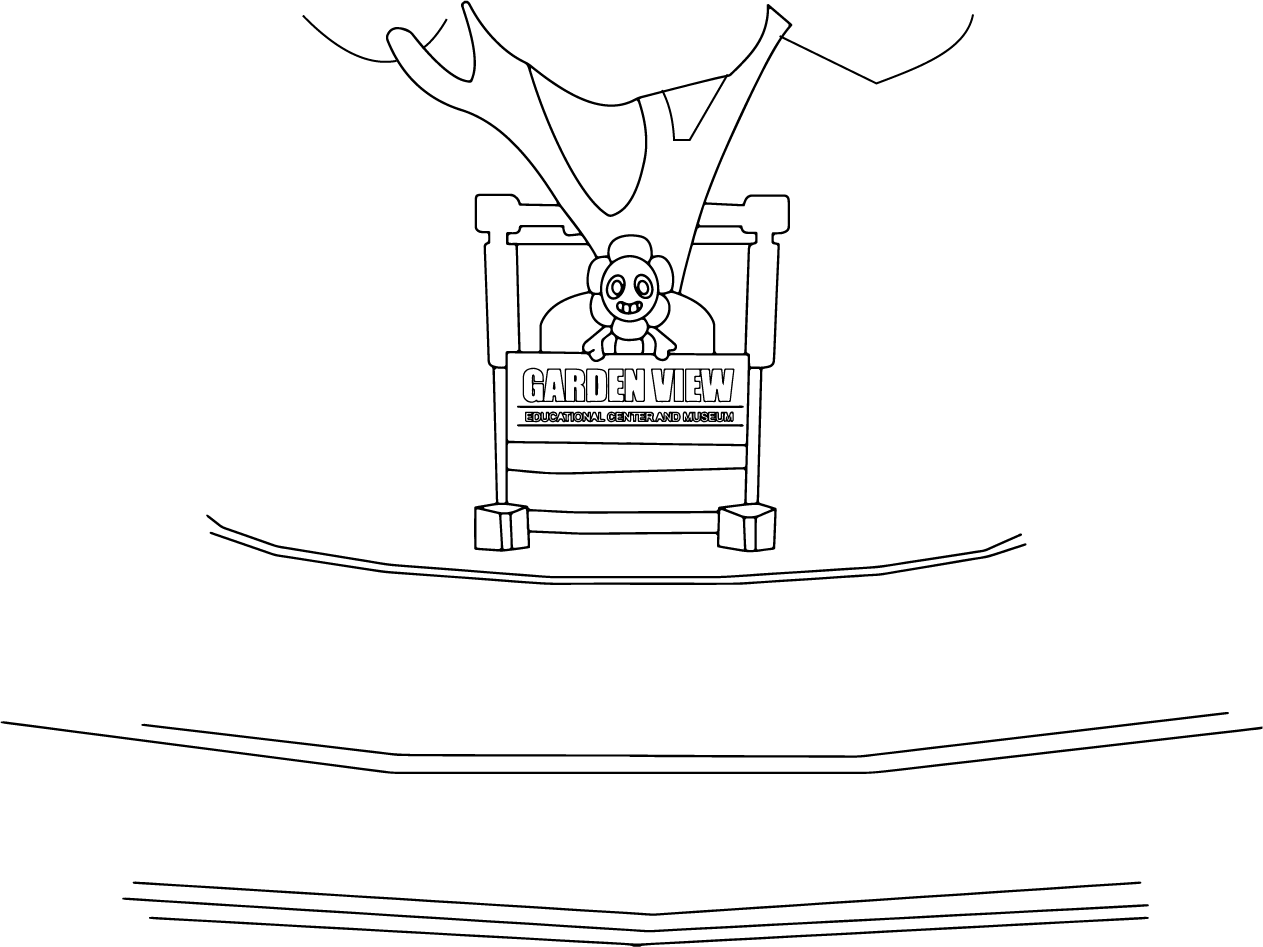 Dibujo de Dandy S World Garden View Center Coloring Page para Colorear