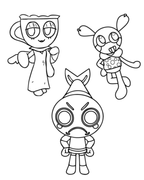 Dibujo de Printable Dandy S World Coloring Sheets para Colorear