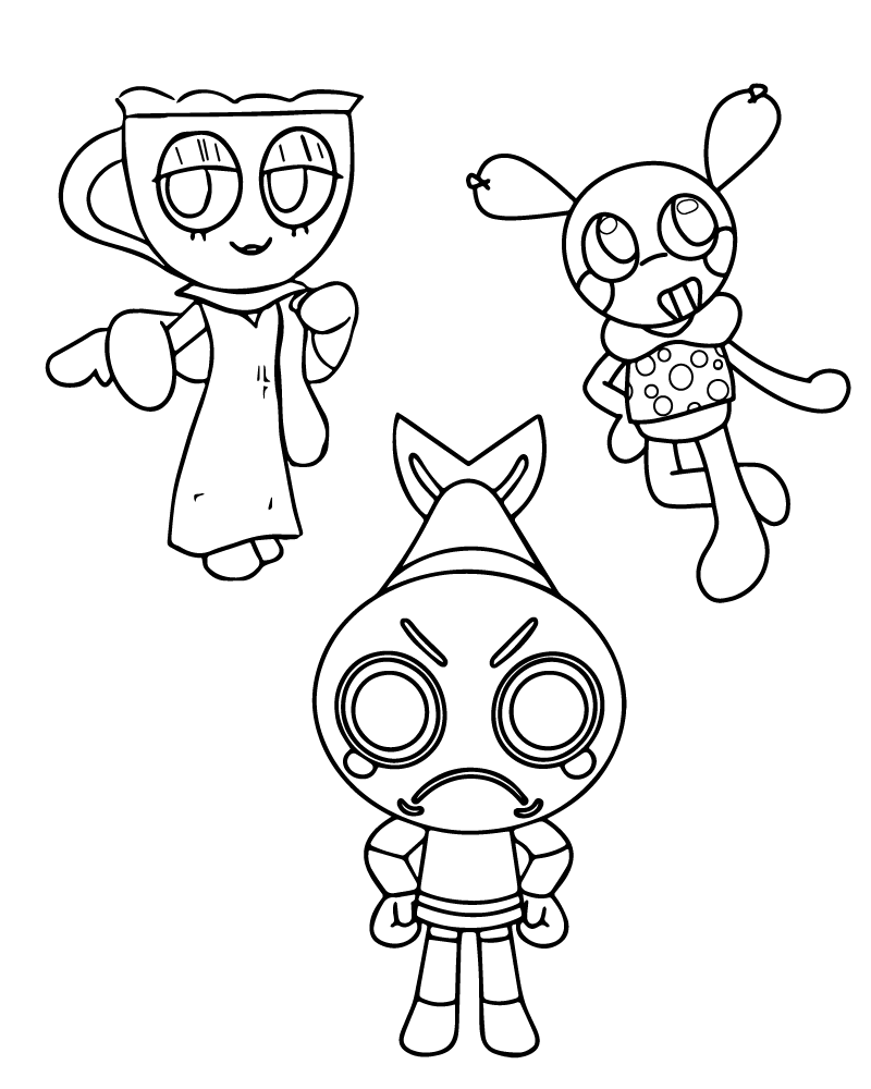 Dibujo de Printable Dandy S World Coloring Sheets para Colorear