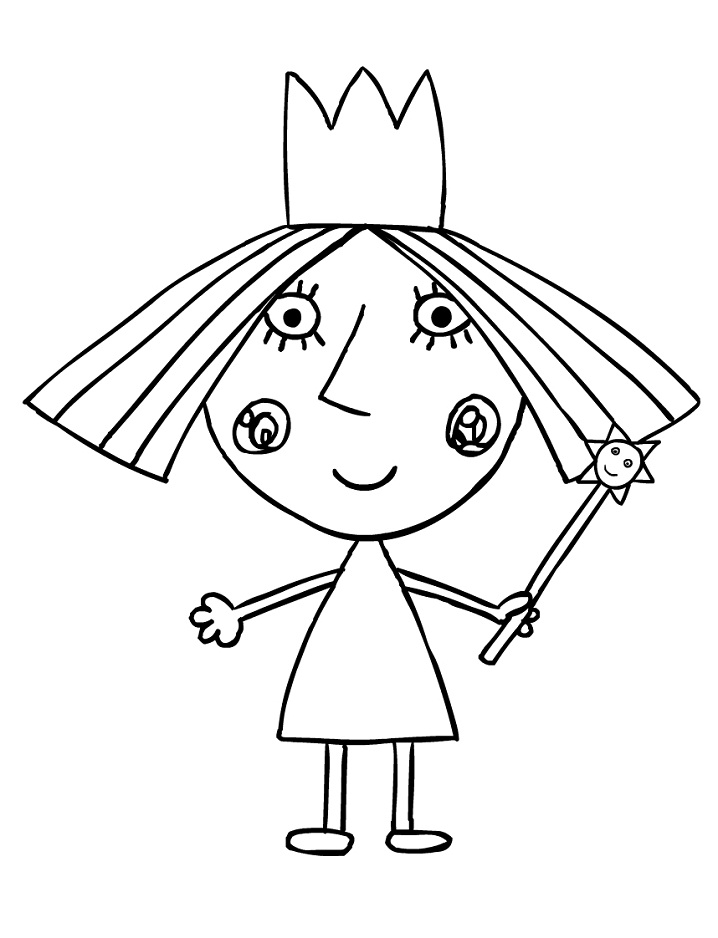 Dibujo de Acebo para Colorear
