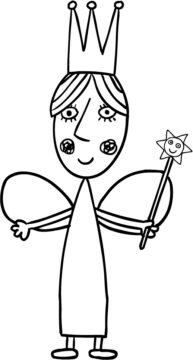 Dibujo de Cardo Reina para Colorear