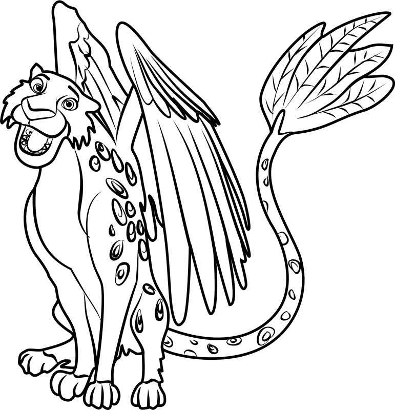 Dibujo de Feliz Skylar para Colorear