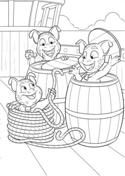 Dibujo de Noblins Divertidos para Colorear