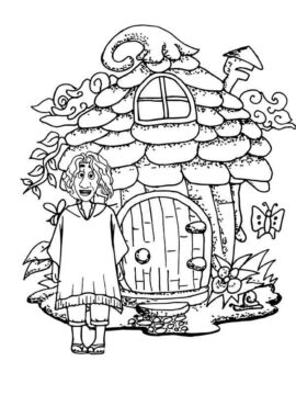 Dibujo de Imgi 11 House And Bruno Madrigal Coloring Page para Colorear