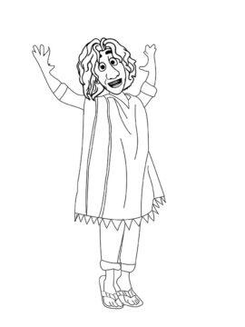 Dibujo de Imgi 15 Happy Bruno Madrigal Coloring Page para Colorear