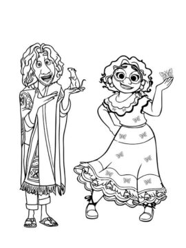 Dibujo de Imgi 16 Madrigal Sibling From Encanto Coloring Page para Colorear