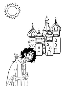 Dibujo de Imgi 19 Bruno Madrigal And Cathedral Coloring Page para Colorear