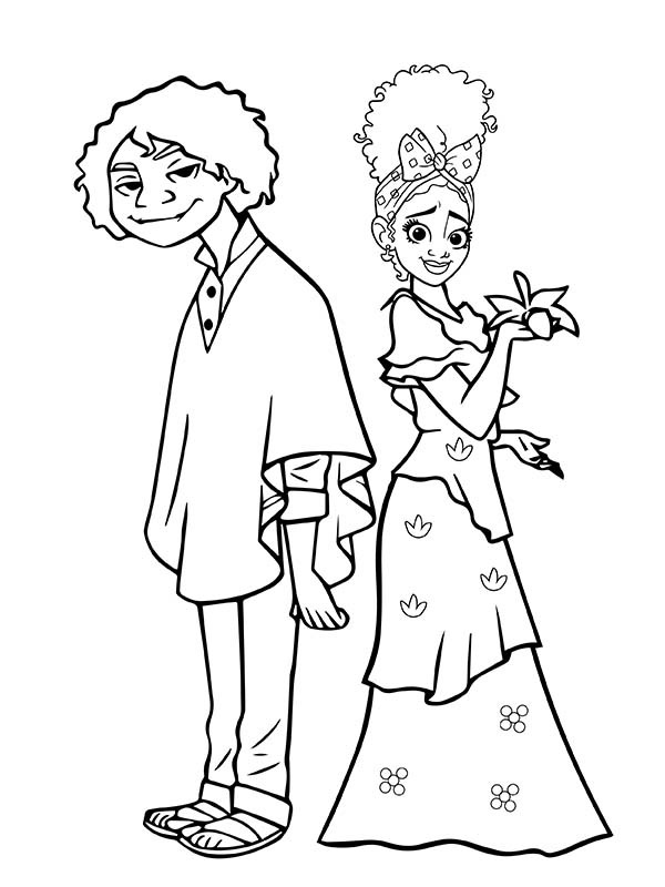 Dibujo de Imgi 11 Camilo And Dolores Of Encanto Coloring Page para Colorear