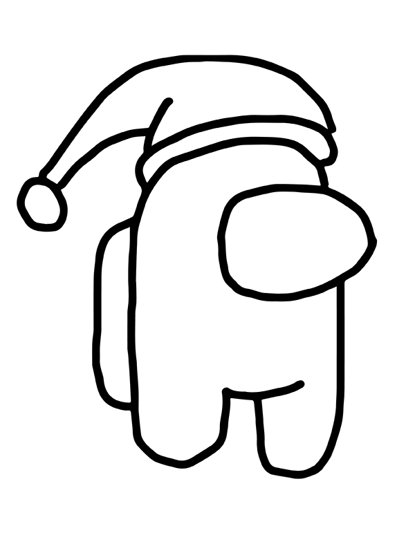 Dibujo de Pap Noel Entre Nosotros P Gina para Colorear