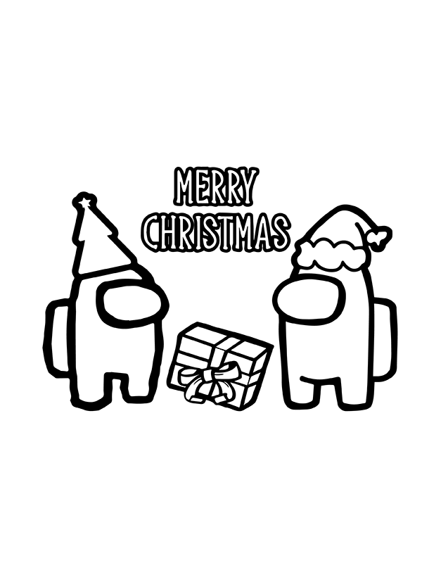 Dibujo de Entre Nosotras Feliz Navidad P Gina para Colorear