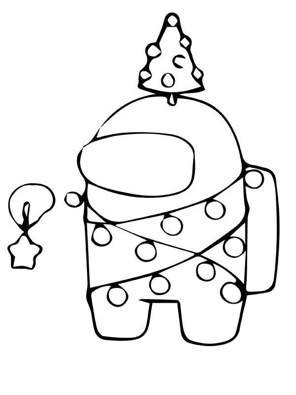 Dibujo de Luces de Navidad y Entre Nosotros P Gina para Colorear