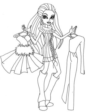 Dibujo de Mh Abbey Bominable para Colorear