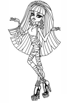 Dibujo de Sesión de Maul Cleo para Colorear