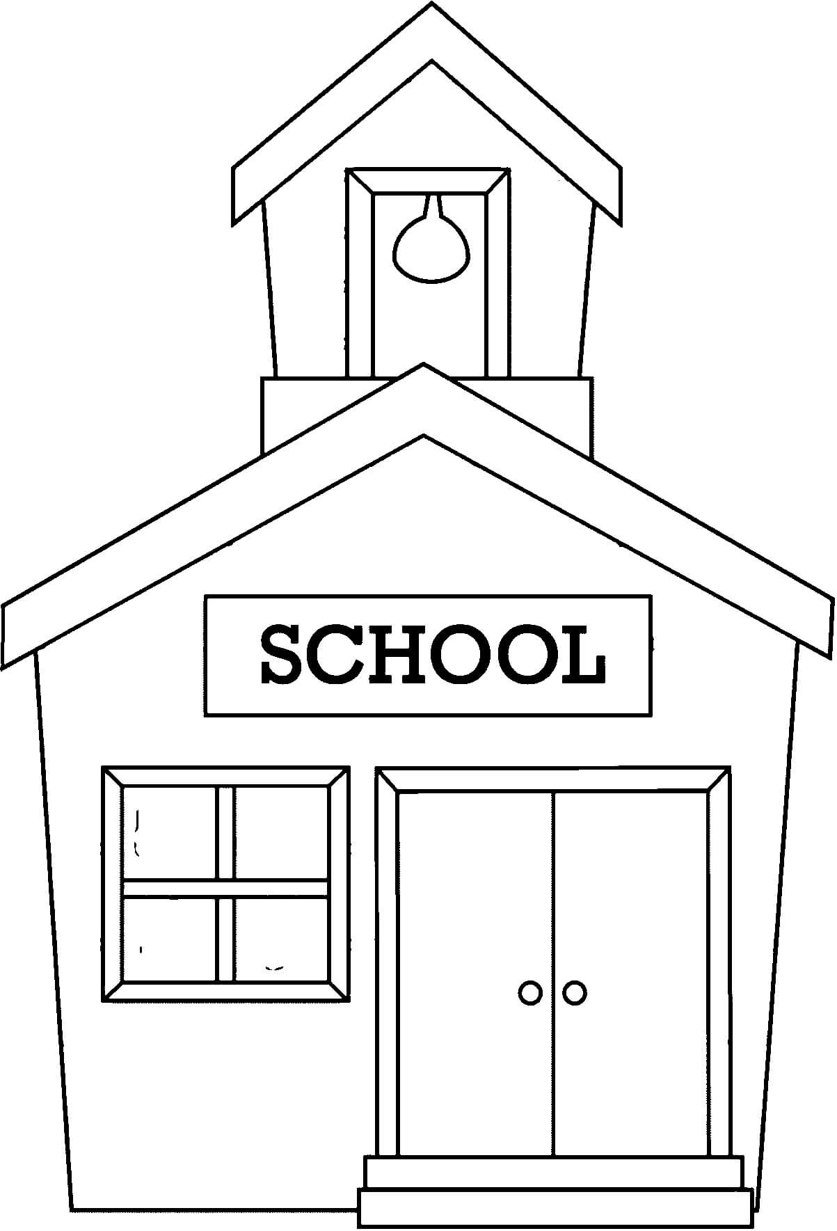 Dibujo de Escuela básica para Colorear