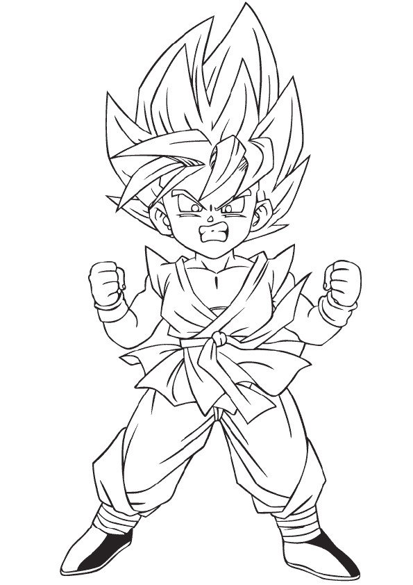 Dibujo de 1526552758the Child Goku Colors A4 para Colorear