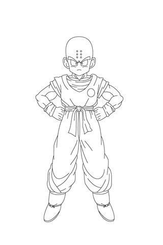 Dibujo de 1528251343 Kuririn Oloring Pagea4 para Colorear