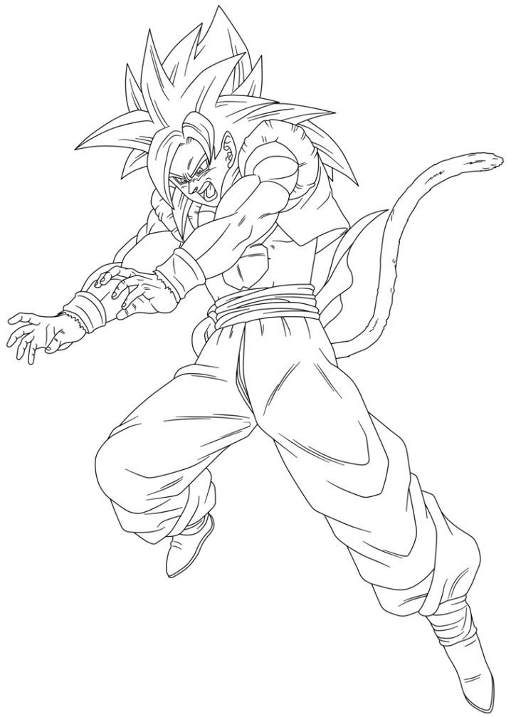 Dibujo de 1594775846 Drawing Dbz Gogeta 4 para Colorear