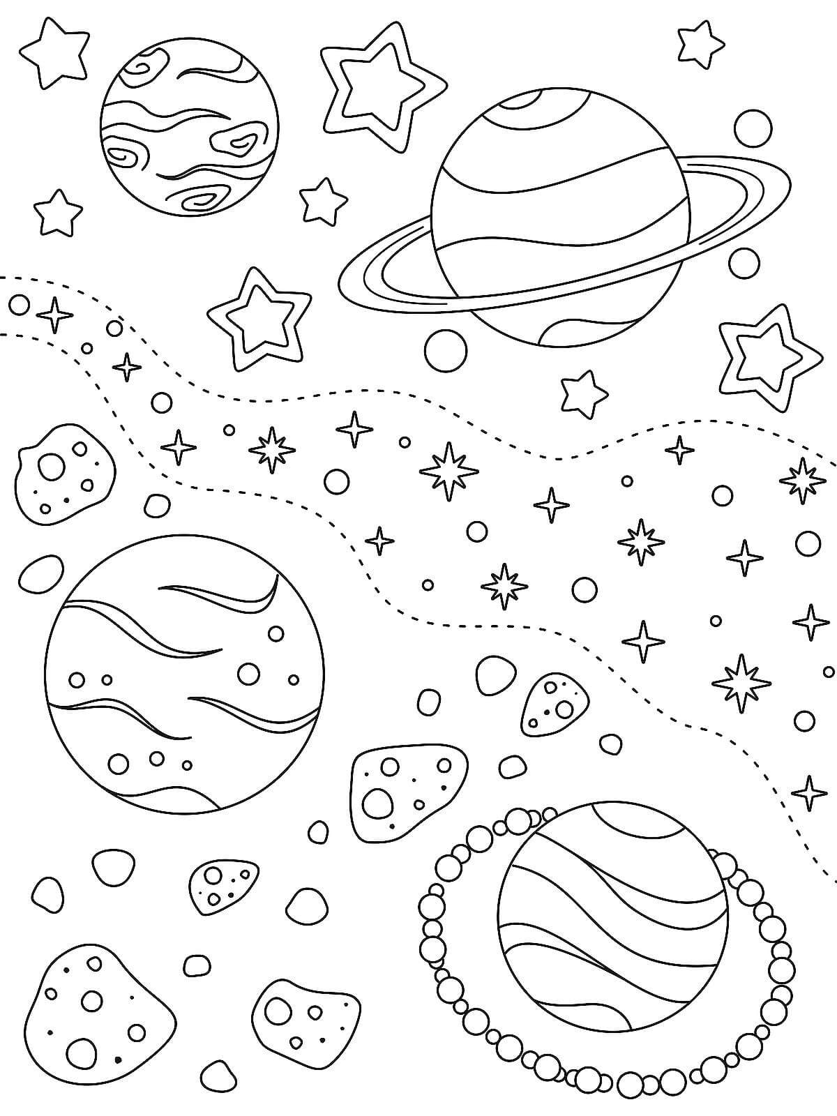 Dibujo de Buen Espacio para Colorear