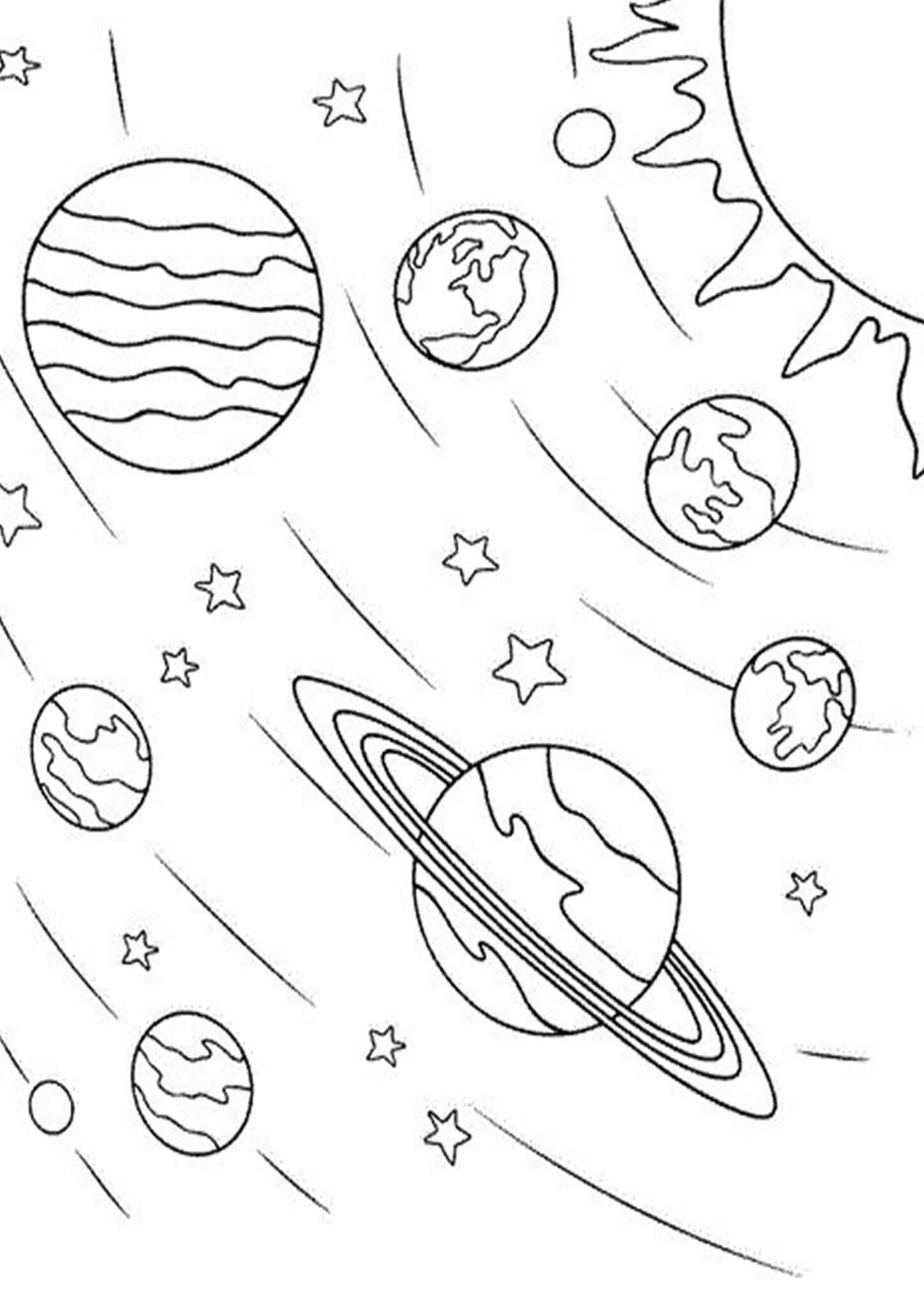 Dibujo de Espacio Basco para Colorear