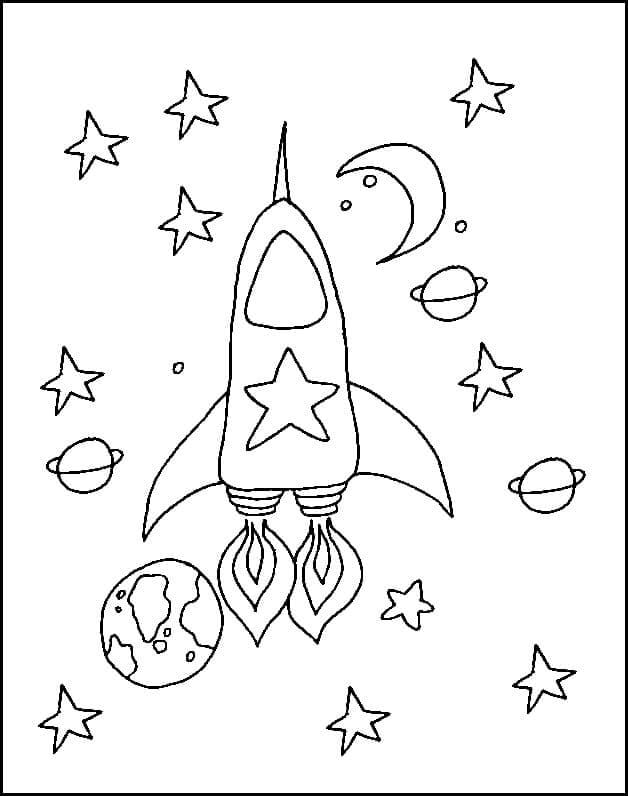 Dibujo de Espacio de Dibujo para Colorear