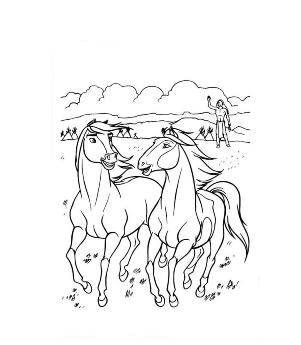 Dibujo de Espiritual para Colorear