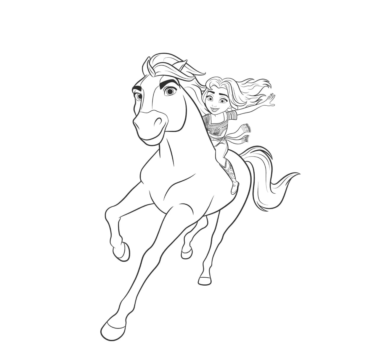 Dibujo de Esquema de imagen Espiritual Gratis para Colorear