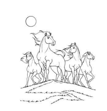 Dibujo de Imagen Espiritual para Colorear Gratis para niños para Colorear