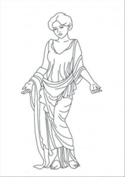 Dibujo de Estatua de Venus para Colorear
