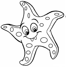 Dibujo de Linda Estrella de Mar para Colorear