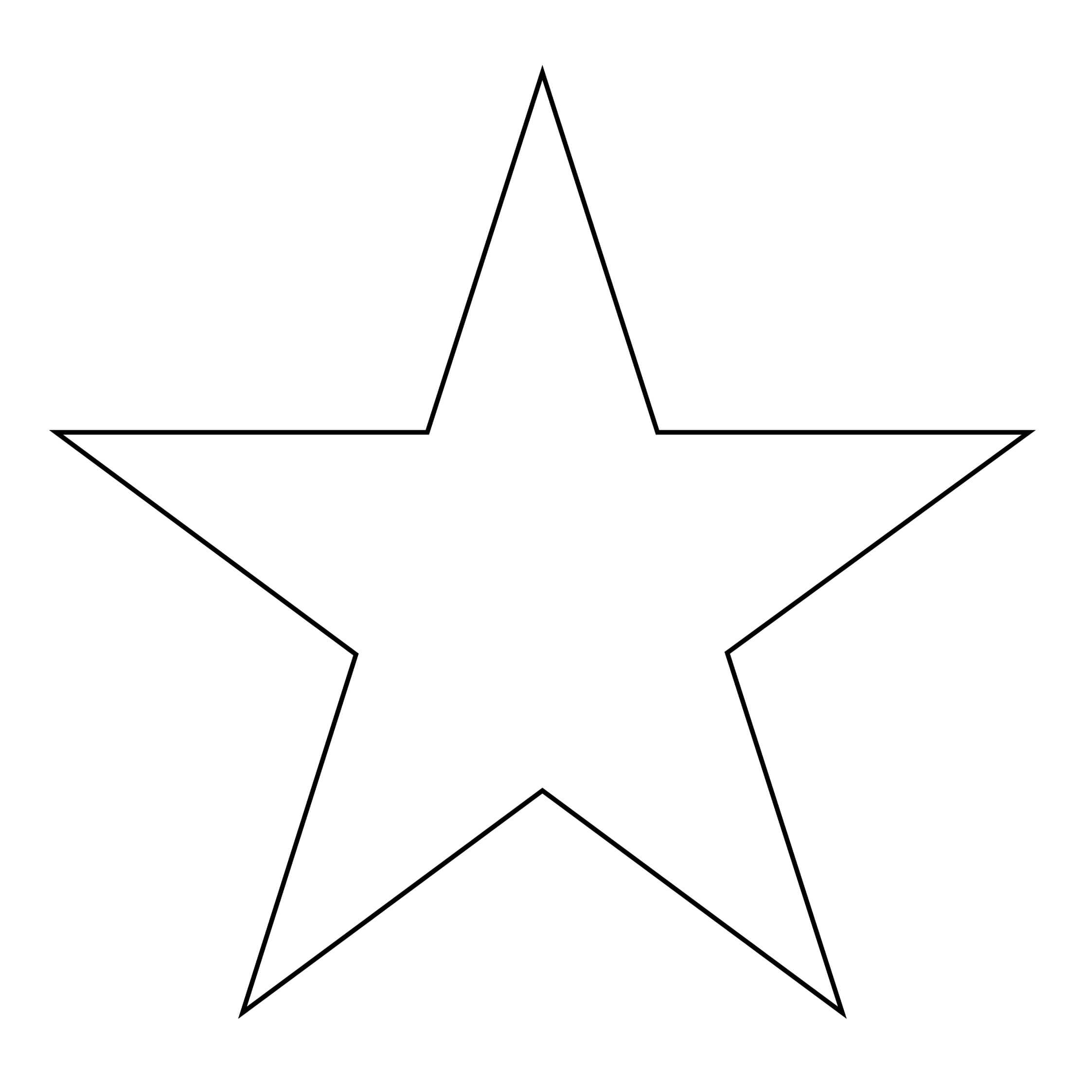 Dibujo de Estrella Impresionante para Colorear