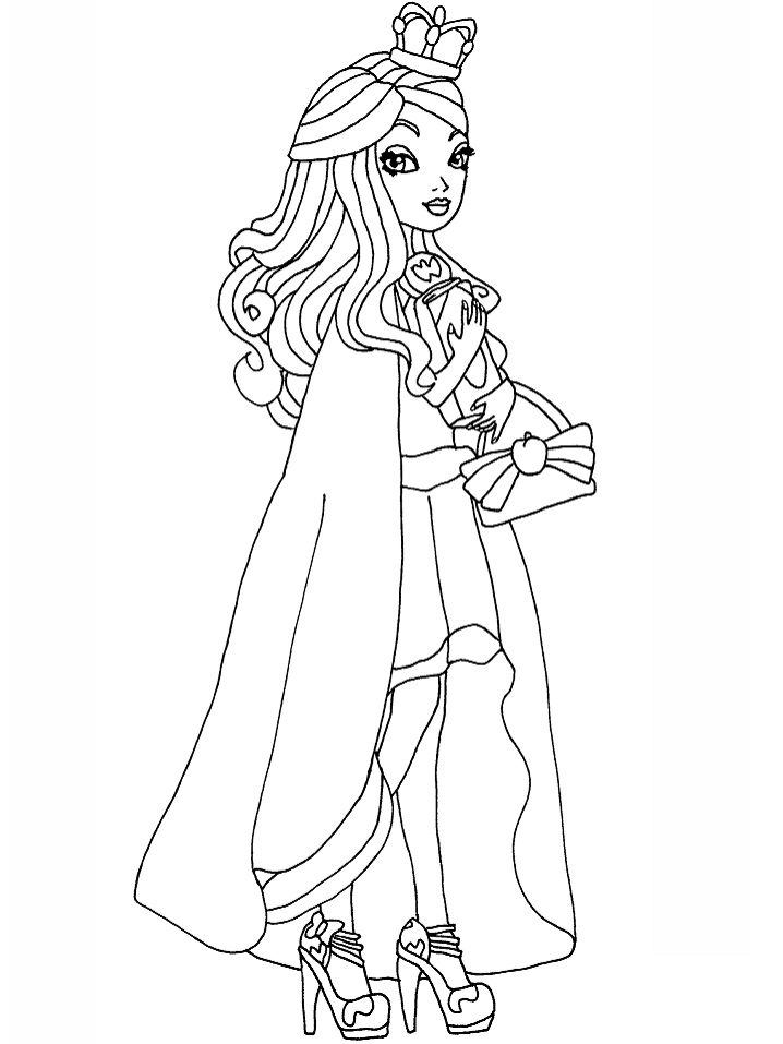 Dibujo de Apple del día del Legado para Colorear