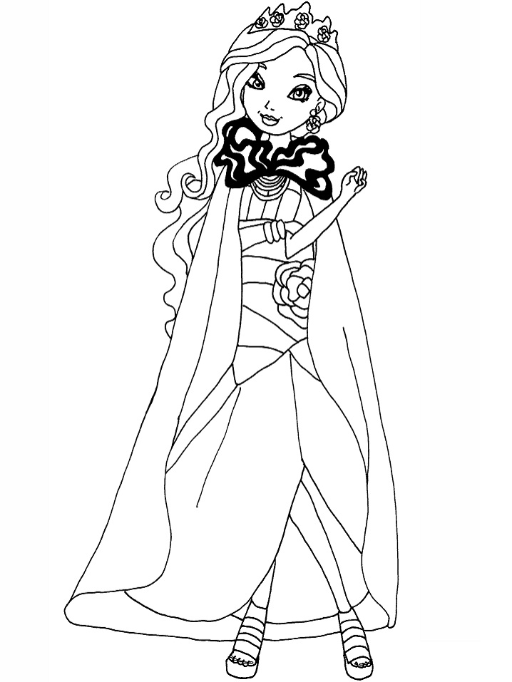 Dibujo de Briar del día del Legado para Colorear