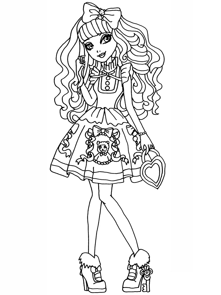 Dibujo de Cerraduras Blondie para Colorear